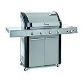 Landmann 12773 Cronos 4 Burner Gas Barbecue with Side Burner and Cabinet