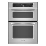 KitchenAid Architect Series II : KEMS378SBL 27in Microwave Combination Wall Oven - Black
