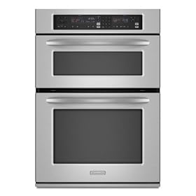 KitchenAid Architect Series II : KEMS378SBL 27in Microwave Combination Wall Oven - Black