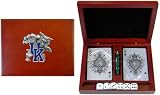 NCAA Kentucky Wildcats Playing Cards/Dice Gift Set - Cherry Finish