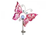 FK Automotive ABGL005 Solar Gartenbeleuchtung Schmetterling Ma�e ca.: 44 x 9 x 110 cm