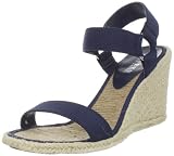 Lauren Ralph Lauren Women's Indigo Open-Toe Espadrille,Modern Navy,8 M US