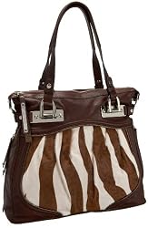 B. MAKOWSKY Canterbury Haircalf Tote