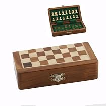 Folding Magnetic Wooden Chess Set