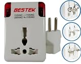 BESTEK AC 220-240V to AC 110-120V Power Converter for Travel China with 5V USB Outlet MRJ301A-7