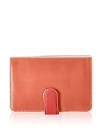 mywalit Cartera Medium Tab Flapover Purse (Melocotón / Coral)