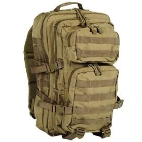 Camouflage Militaire Arm�e Sac � dos US assault pack 50L MOLLE Coyote