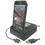 GSI Super Quality Desktop 3-In-1 Rapid Charger/Cradle/Data-Sync Docking Sta ....