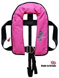 Bluewave Pink Floral Kids Automatic Lifejacket with Harness Bluewave Pink Floral Kids Automatic Lifejacket with Harness