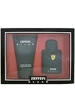 Health & Personal Care : Ferrari Black by Ferrari Eau de Toilette Spray 75ml & After Shave Balm 100ml