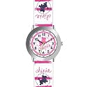 Chipie - 5206502 - Montre Enfant - Quartz Analogique - Bracelet en Cuir Blanc