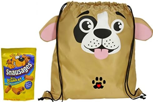 Pet Toys Travel Bag for Small and Large Dogs, including Kong and Nylabone Tough Dog Toys as well as Dog clothing. Includes Snausages in a Blanket Dog Training Treats.