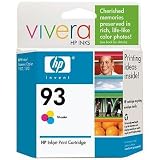 Original HP 93 Tri-color Ink Cartridge in Retail Packaging