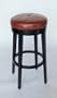 Carloton Swivel RED Leather Counter/Bar Stool - MD404RED