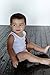 Feathers Baby Boy Bunny Print 100% Cotton Super Soft Onesies Undershirt 2-Pack