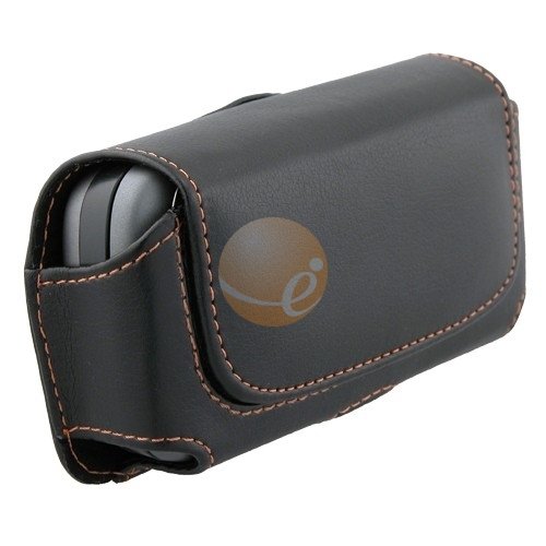 Universal Horizontal Large Slim Pouch Case -Black for Apple iPod Classic