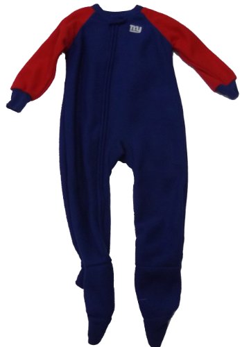 New York Giants Boys Blanket Sleeper Size 4T