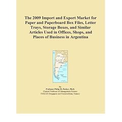 The 2009 Import and Export Market for Paper and Paperboard Box Files, Letter Trays, Storage Boxes, and Similar Articles Used in Offices, Shops, and Places of Business in Argentina