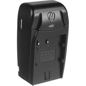 Pearstone Compact AC/DC Charger for BP-511 Battery