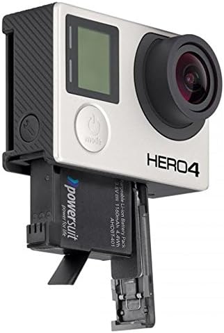 4 Pack - Battery Set [AHDBT-401 Highest grade Lithium-Ion Rechargeable Batteries] (Lifetime Warranty by PowerSuit) for GoPro HERO4