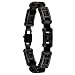 Jewelry : Stainless Steel Men's Invicta Elements Spiral Black Bracelet