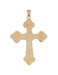 CleverEves 14k Gold Pendant Cross 10.4 - Gram(s)