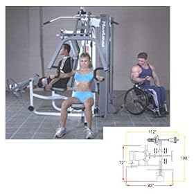 Maximus Fitness MX 3800 Multi Station Gym