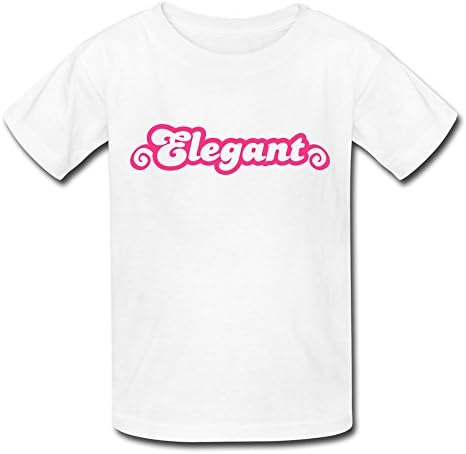 Jiaso Kids Boys And Girls Elegant Curls T-shirt Large