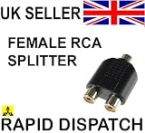 Splitter RCA socket to 2 x RCA sockets