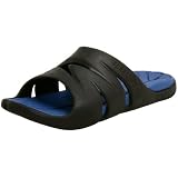 Speedo Men's Deck Pro Slide,Black/Royal,8 M