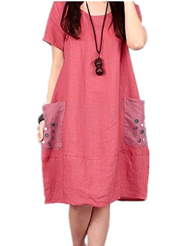 【TPGROWIN】 マタニティ ウェア ワンピース ドレス フレア チュニック カジュアル 出産 産前 産後 外出着 妊婦服 ゆったり 全3色