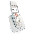 Philips  XL6601C/38 DECT Komfort-Telefon (gro�e Tasten und Anzeige, h�rger�tetauglich, reduzierter Stromverbrauch ) weiss-silber