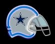 Dallas Cowboys Neon Helmet