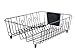 Cup Racks | Rack Sizes | Food Racks - Rubbermaid 6032ARBLA Antimicrobial Large Dish Drainer, Black