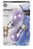 41a7Nca3GEL. SL160  GE Lamps 48698 60 Watt Reveal Ceiling Fan Clear A15 2CD Light Bulbs, 2 Pack