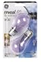 GE 48698 60-Watt Reveal Ceiling Fan Clear A15 Light Bulbs, 2-Pack