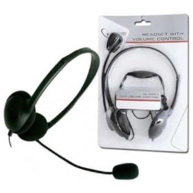 GEMBIRD HEADSET WITH MIC AND INLINE VOLUME CONTROL