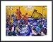 A Good Session by Richard H. Fox 14.00X11.50 Framed with Black Metal Frame