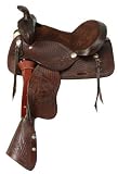 King Series Classic Pony Saddle - Black - 12