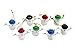 GIFTCO 8018 Snowmen Tie-On Ornaments - Set of 8