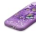 Fosmon DURA Series Design TPU Protective Skin Case for Samsung Galaxy S4 / S IV (Purple Flower)
