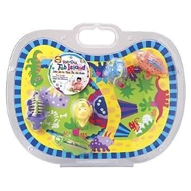 Alex Tub Island Dino Jungle Bath Playset by Alex