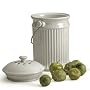 RSVP International White Compost Pail 3.0-qt.