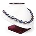 HinsonGayle Extreme Baroque Collection Premium 10-11mm Peacock Black Baroque Cultured Pearl Necklace (14K White Gold)