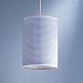 Laura Ashley Gingham Mini Pendant, White PXY202