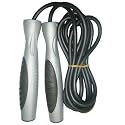 Nylon Skipping Rope Speed Ropes with Plastic Handles and Ball bearing Black