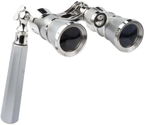 BARSKA 3x25 Blueline Opera Glass with Handle, Silver