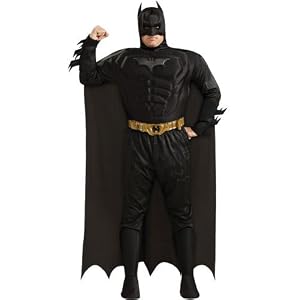 Rubie's Men's Deluxe Muscle Chest The Dark Knight Batman Costume