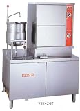 Review Vulcan-Hart  / Vulcan-Hart VHX42ET Two Compartment Convection Steamer Tilting Kettle - Electric