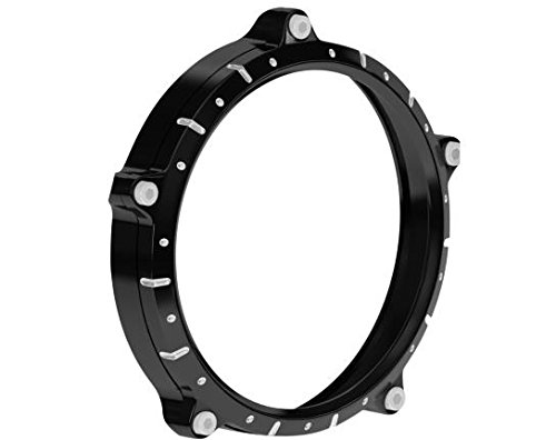 Roland Sands Design 5-3/4 Incehes Headlight Bezel Chrono Compatible for Harley-Davidson CVO Softail Springer 2009 - Black